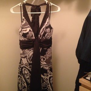 BNWOT Alyn Paige floor length halter dress