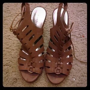 Cute brown wedges