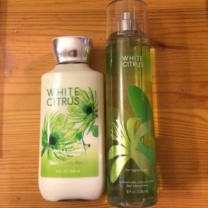 BUNDLE!!! White Citrus Body lotion and Body Mist