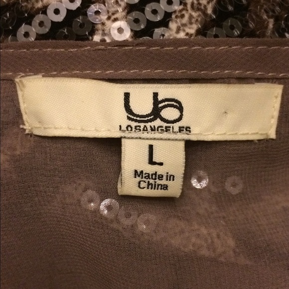 Leopard Sequined Top - Picture 3 of 3