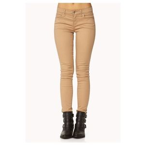 Khaki Jeggings size 3/4