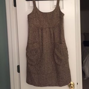 Brown Tweed Dress