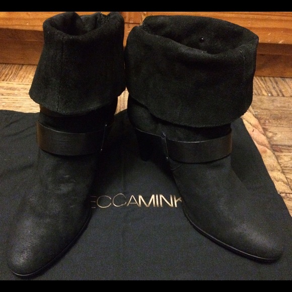 Rebecca Minkoff Bliss Black Suede Boots NEW😍 - Picture 4 of 4