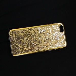 iPhone 6 case, gold with sparkles
