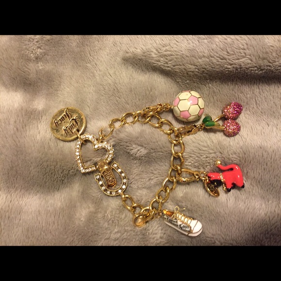 Juicy Couture Gold Charm Bracelet