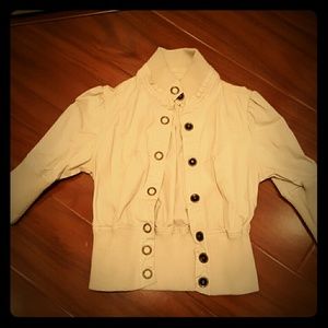 Forever 21 military inspired crop jacket