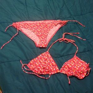 Adorable cat print bikini Paul & Joe