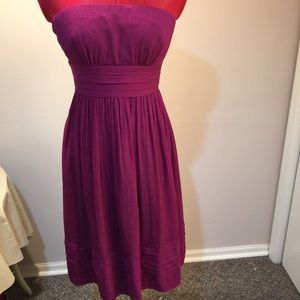 J.Crew Silk Strapless Dress