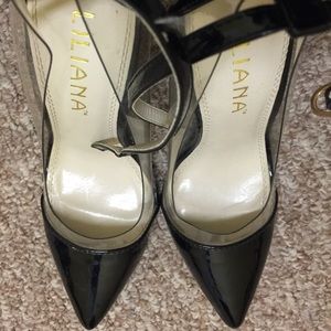 Black sexy high heels