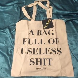 Jac Vanek tote bag