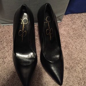 Jessica Simpson Black Heels