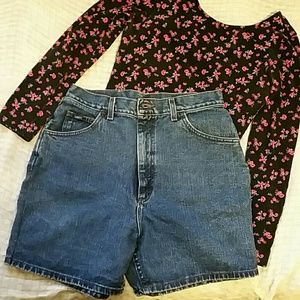 Vintage high waisted Lee shorts