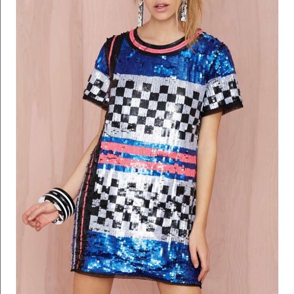 Nasty Gal Oddity Sequin Dress FOR NEW YEARS