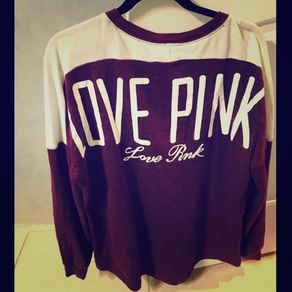 PINK Victoria's Secret Sweaters - Victoria's Secret PINK Varsity Crew