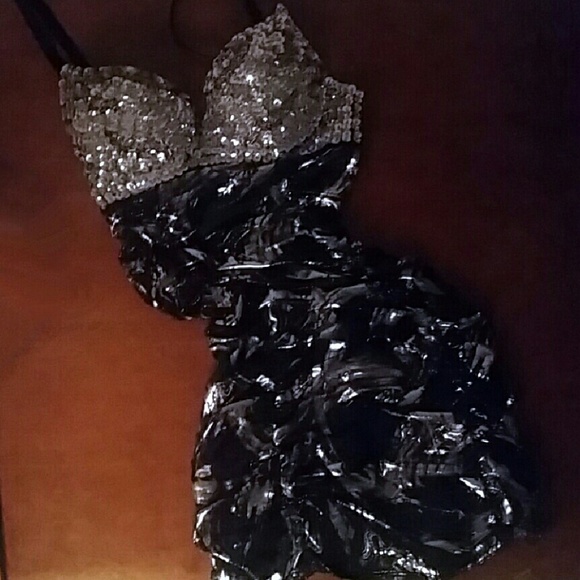 Silver Sequined Dress - Picture 4 of 4