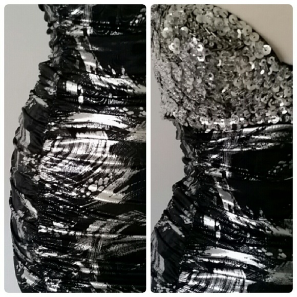 Silver Sequined Dress - Picture 3 of 4