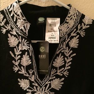 NWT Black kurti tunic