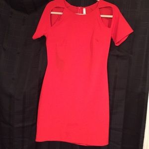 Short Sleeve Cut-Out Dress