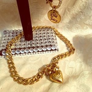🎄🔴CLEARANCE _Juicy Couture Banner Heart Necklace