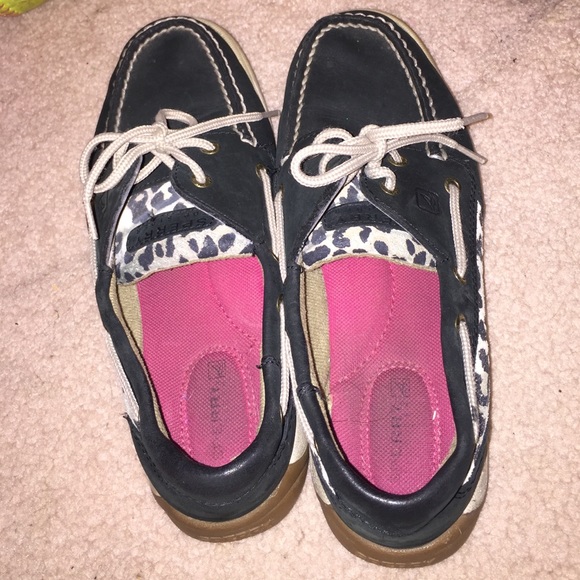 Black Sperry Topsiders