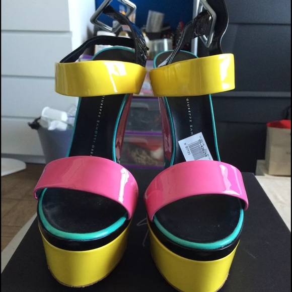Giuseppe Zanotti Colorblock Sandals Sz 39