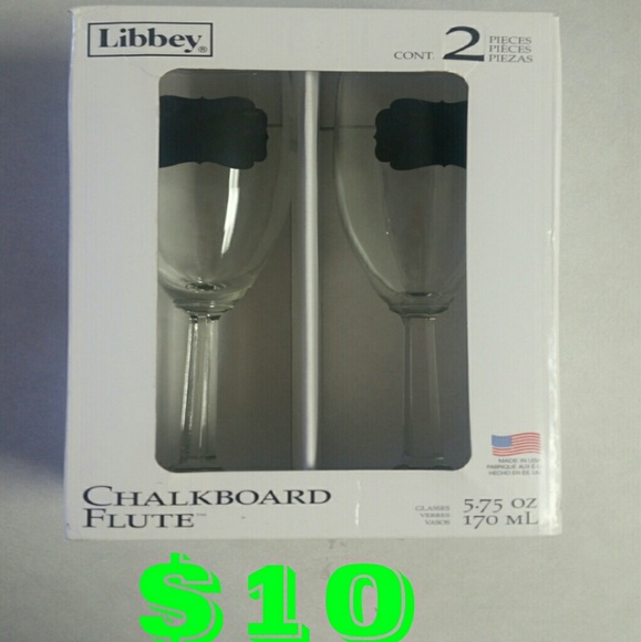 NIB Wine Glass Flutes