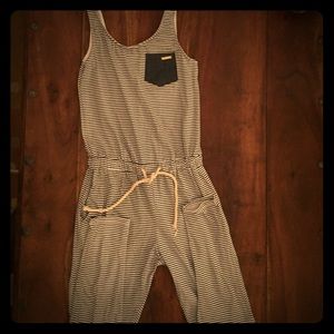 Striped jumpsuit