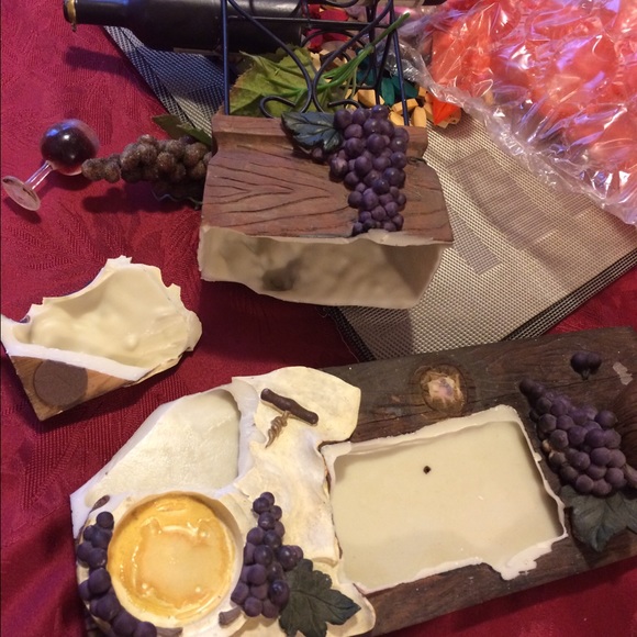 Wine tea light candle holder