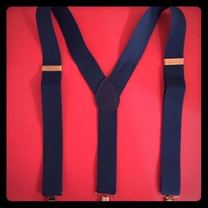 NWOT Blue suspenders
