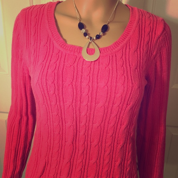 ‼️SALE‼️Faded Glory pink sweater