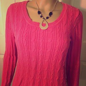 ‼️SALE‼️Faded Glory pink sweater