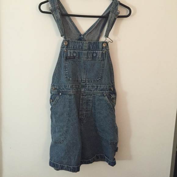 Summertime vintage jean overalls
