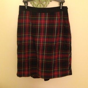 Plaid Skirt - J Crew