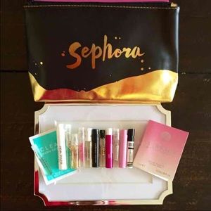 Sephora clutch with mini perfumes