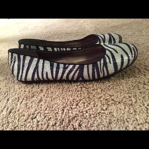 🎉Silver n purple ballerina flats🎉