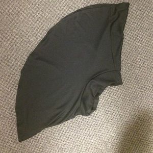 Mini skirt with stretchy waist