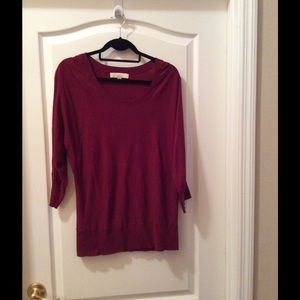 Wine colored sweater
