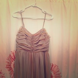 Tank top style sundress with razor cut detail.