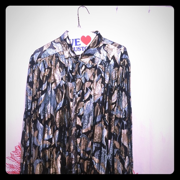 Vintage lame' party shirt