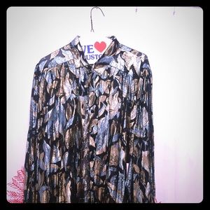 Vintage lame' party shirt