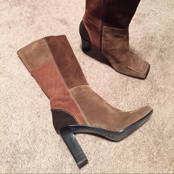 Via Spiga 14" boots with 3" heels, 8M