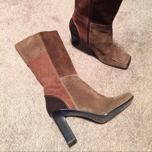 Via Spiga 14" boots with 3" heels, 8M