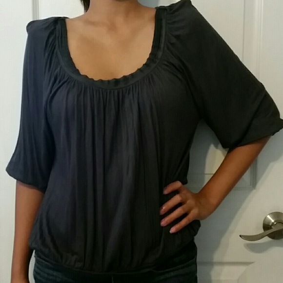 Dark gray H&M top