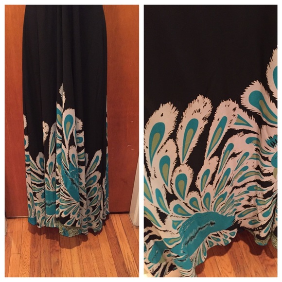 Tricia Fix Linette Peacock Prom Formal maxi dress - Picture 2 of 4