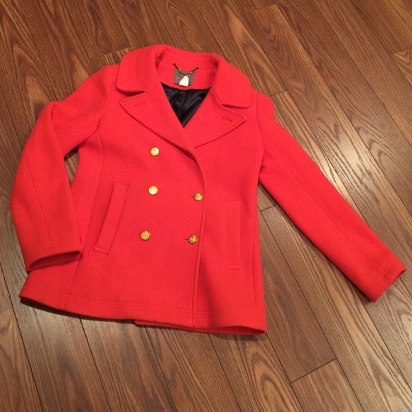 J Crew Stadium-Cloth Majesty Peacoat