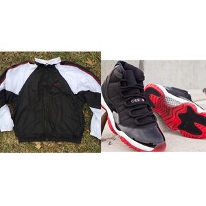 Nike check Windbreaker