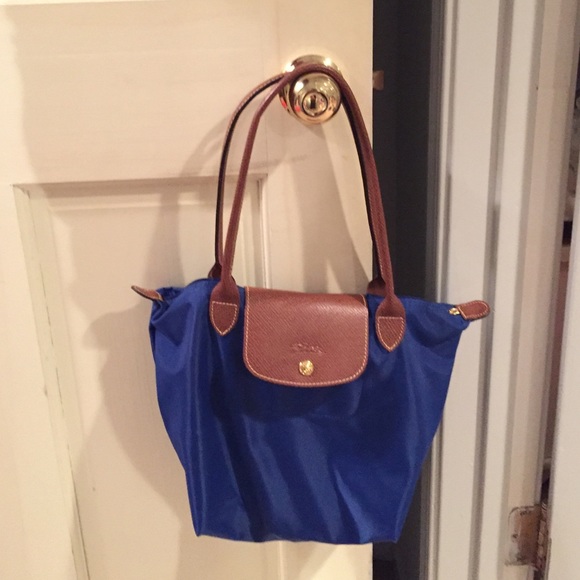 Blue Longchamp purse