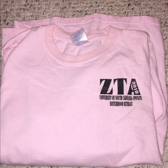 ZTA sisterhood retreat shirt.