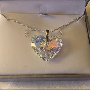 NWT Swarovski Element Heart Pendant
