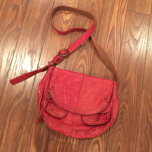Lucky Brand Leather Red Purse